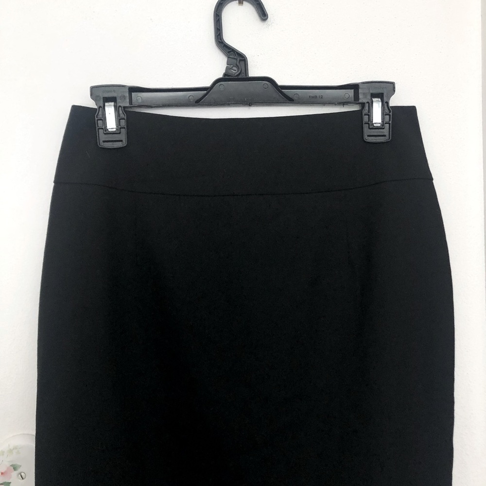 Black Stretch Pencil Skirt